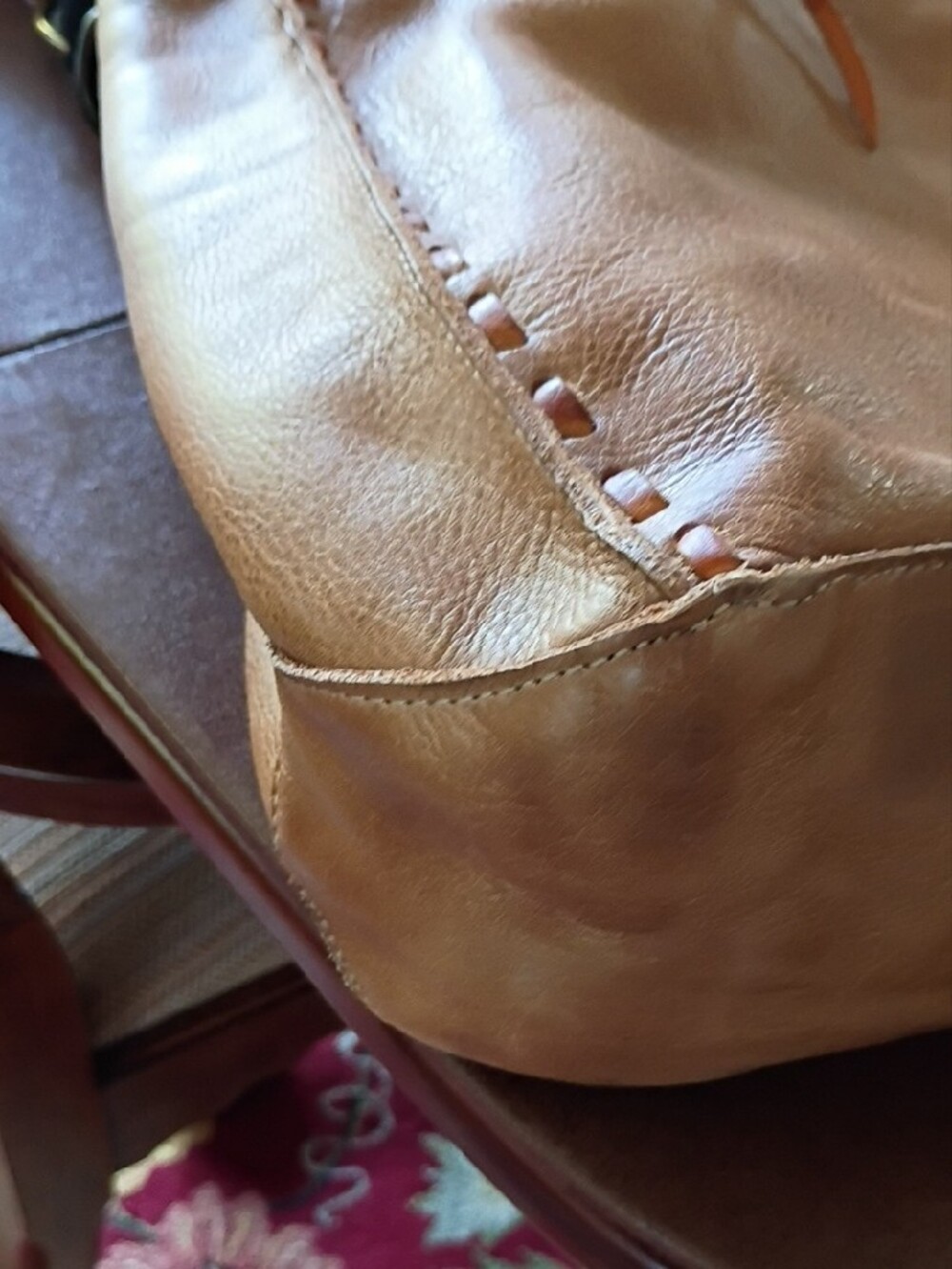 NWT BED|STU Rockaway Tote with Removable Strap, Oats Pecan - Picture 10 of 12